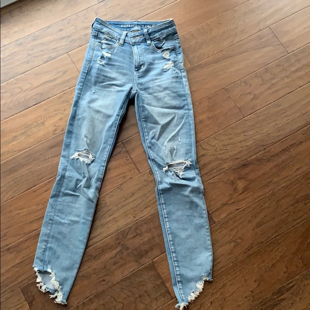 american eagle next level stretch jeans size 0